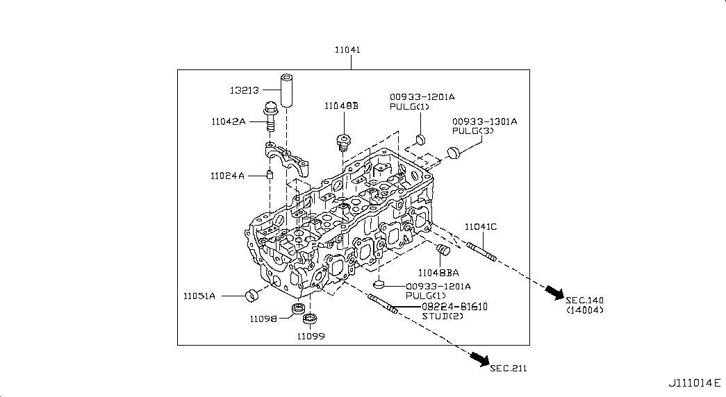 Головка блока цилиндров в сборе для Ниссан Кабстар 2007-2012