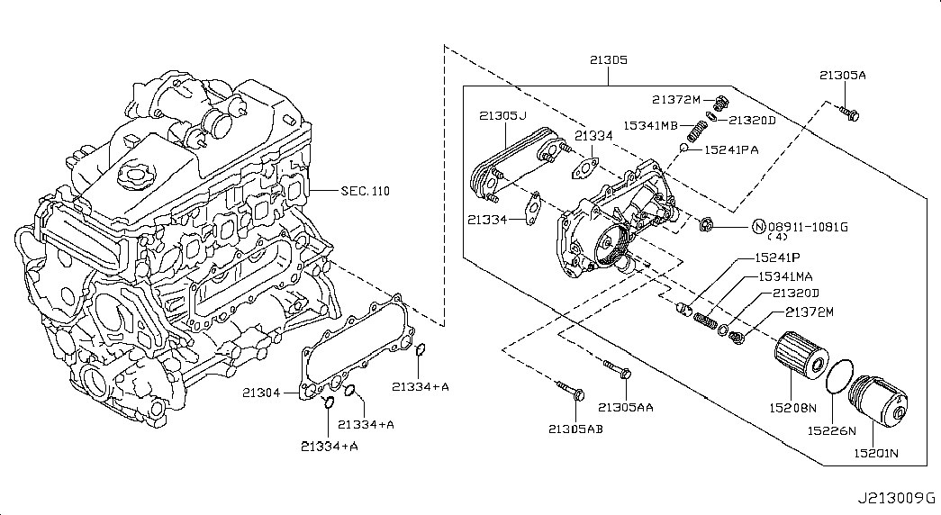 Масляный насос для Ниссан Кабстар 2007-2012
