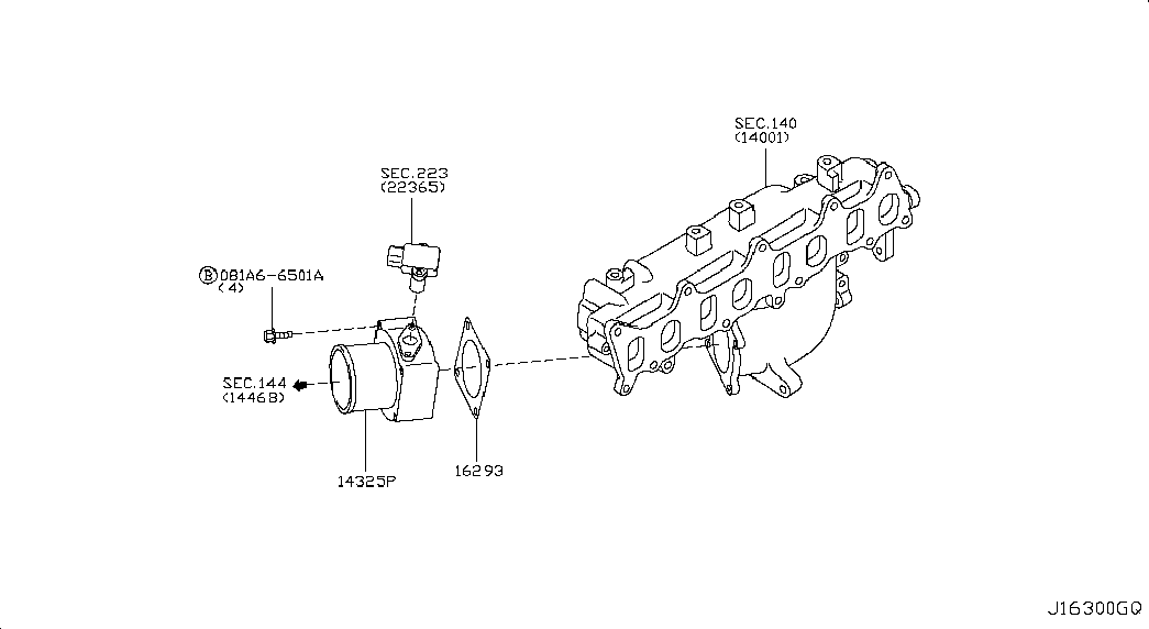 Дроссельная заслонка для Ниссан Кабстар 2007-2012