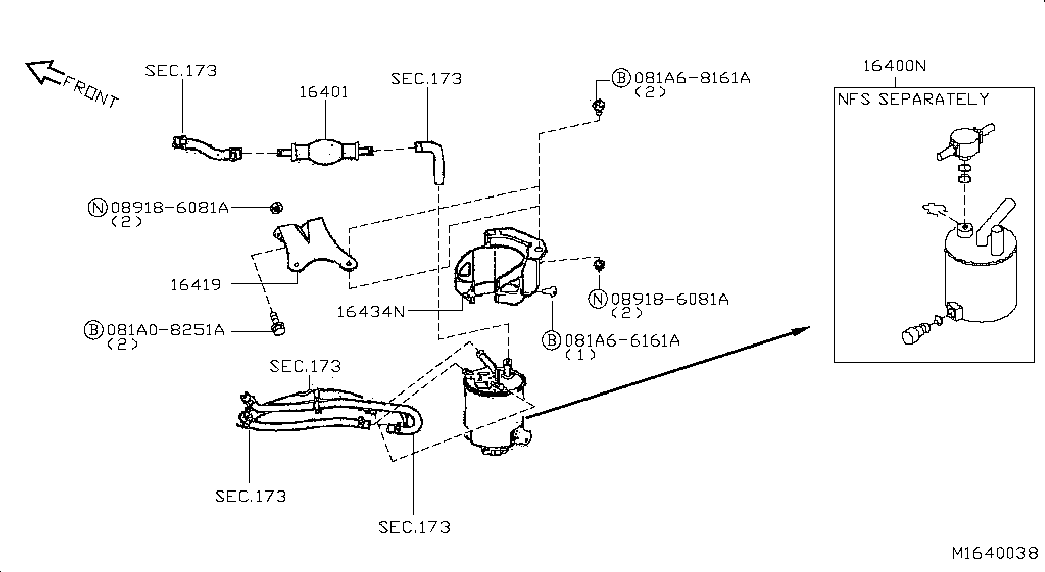 Корпус топливного фильтра для Ниссан Кабстар 2007-2012