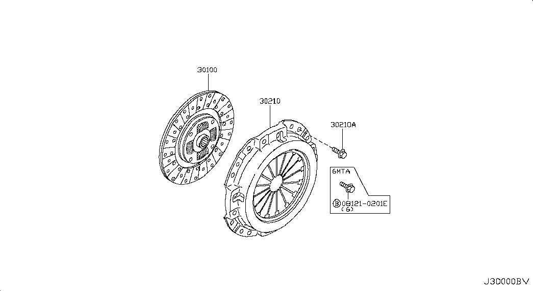 Корзина сцепления для Ниссан Кабстар 2007-2012