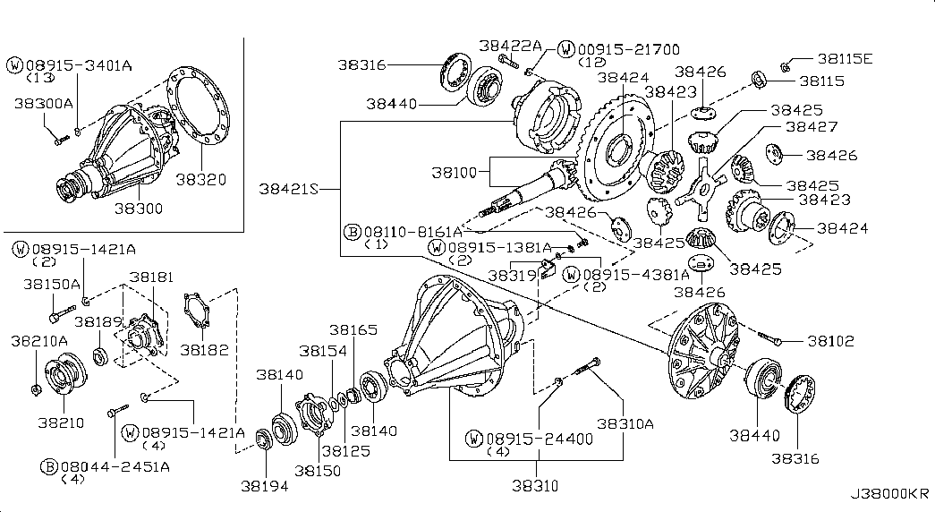 Главная пара для Ниссан Кабстар 2007-2012