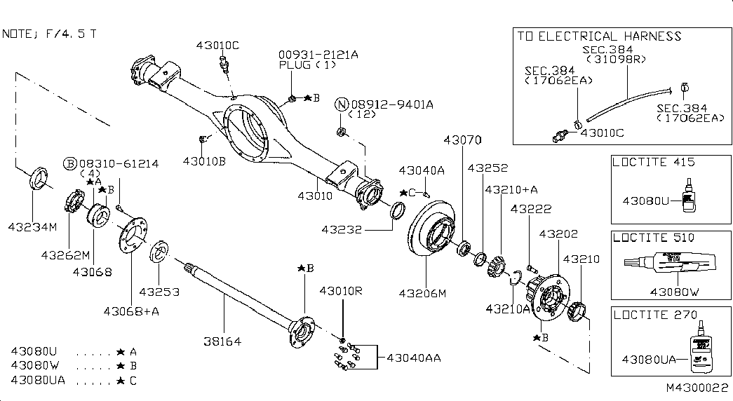 Ступица задняя левая для Ниссан Кабстар 2007-2012