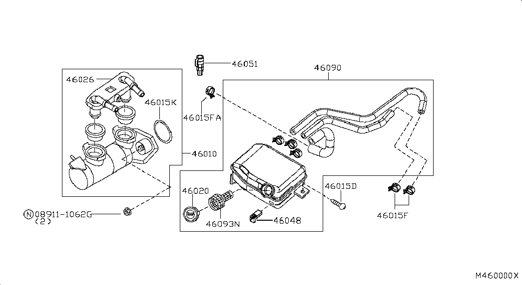 Главный тормозной цилиндр с бачком для Ниссан Кабстар 2007-2012