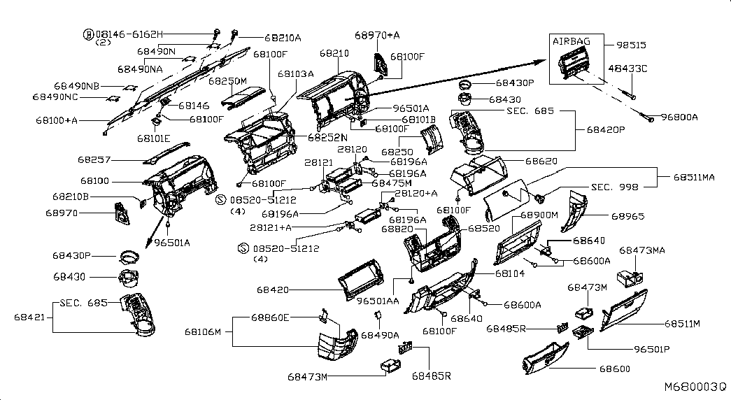 Приборная панель для Ниссан Кабстар 2007-2012
