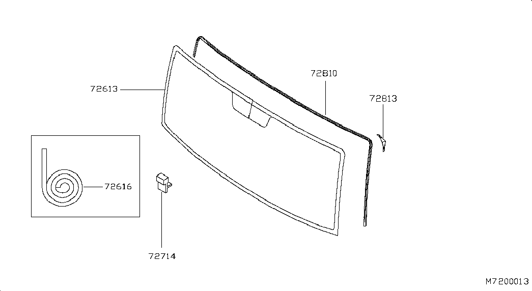 Лобовое стекло для Ниссан Кабстар 2007-2012
