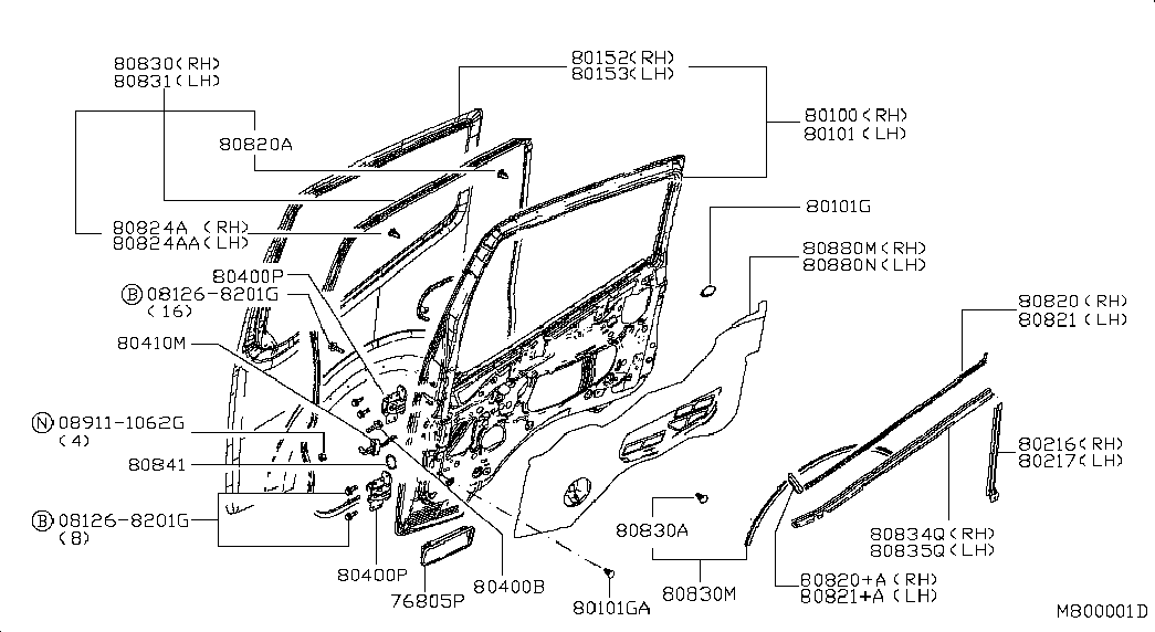 Дверь передняя правая для Ниссан Кабстар 2007-2012
