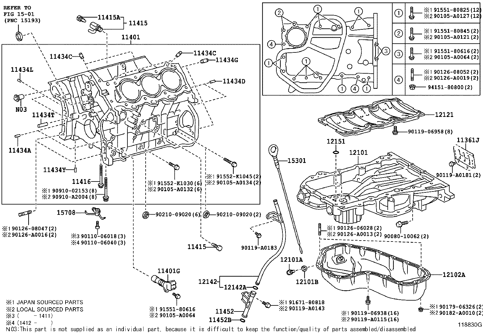 Блок цилиндров в сборе для Тойота Хайлендер 2013-2016
