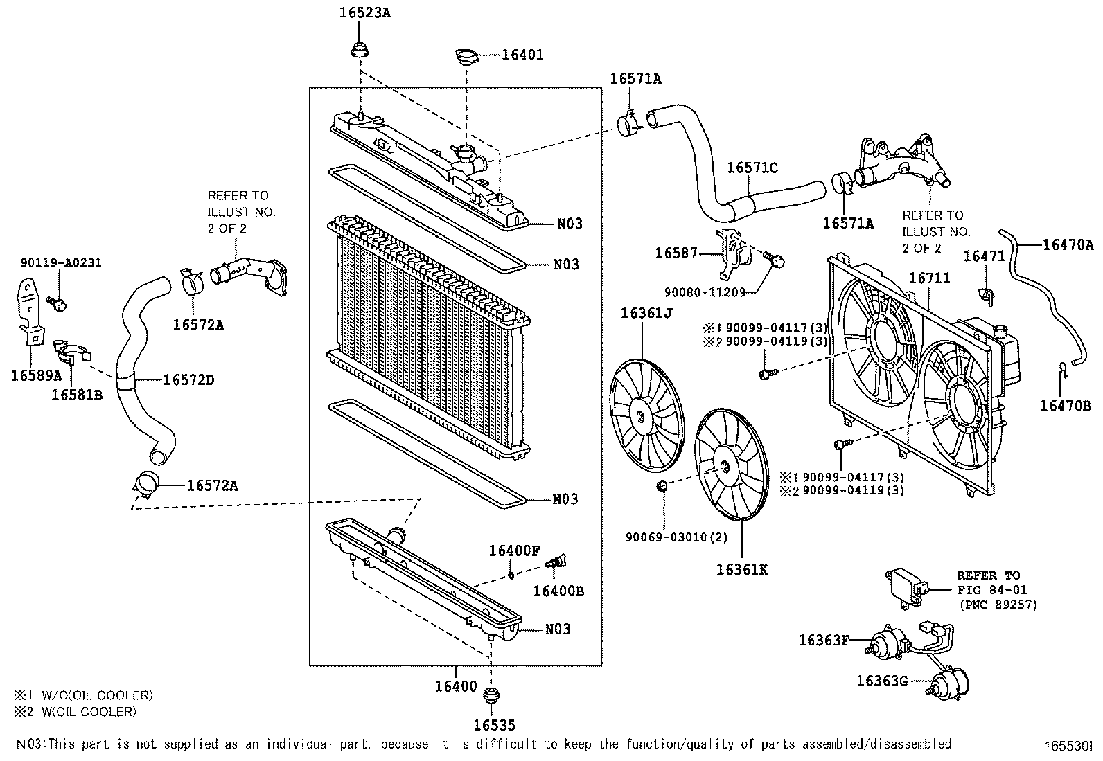 Мотор вентилятора двигателя для Тойота Хайлендер 2013-2016