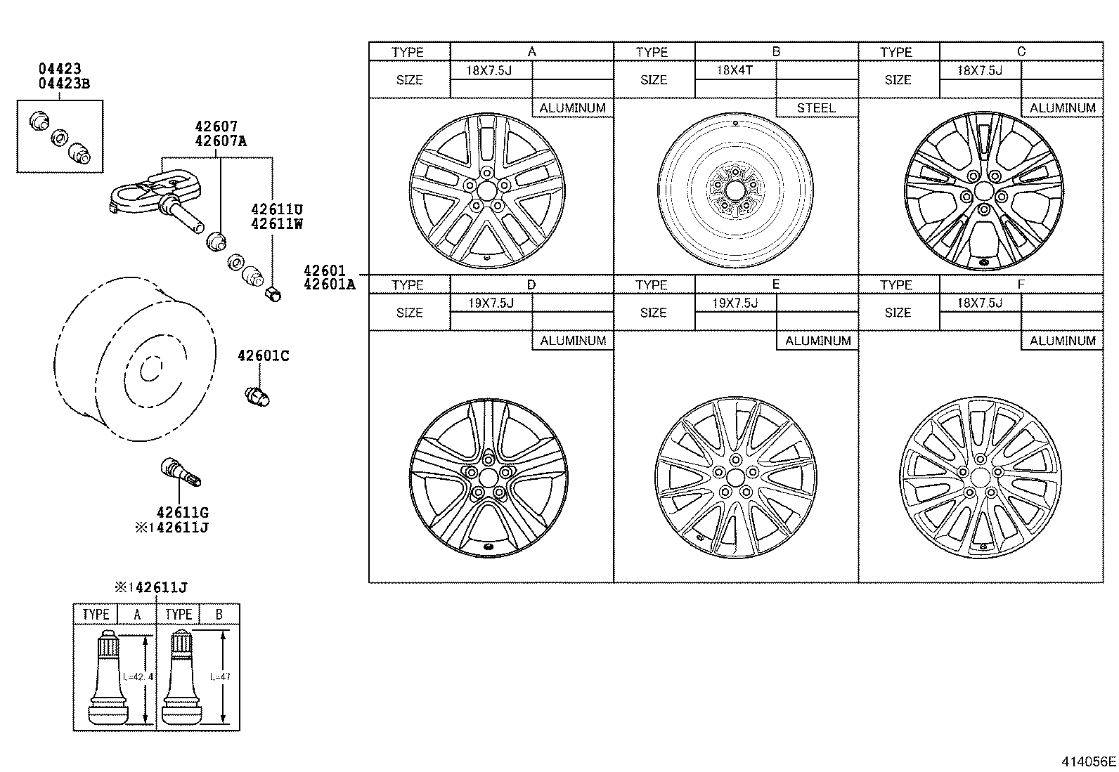 Диск литой для Тойота Хайлендер 2013-2016