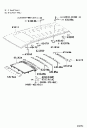 Крыша для Тойота Хайлендер 2013-2016