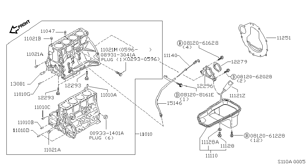 Поддон масляный для Ниссан Террано 1995-2002