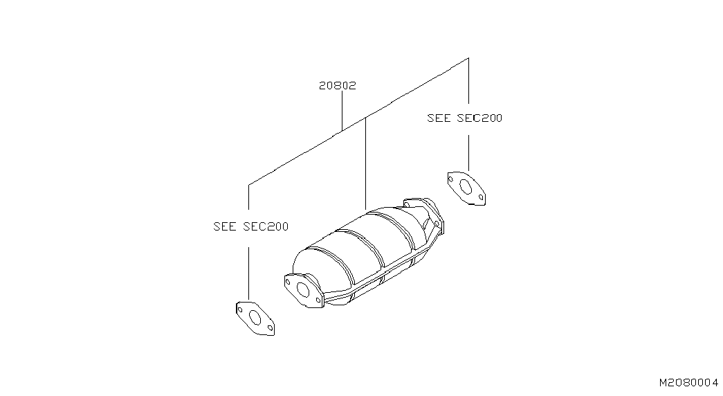 Катализатор для Ниссан Террано 1995-2002