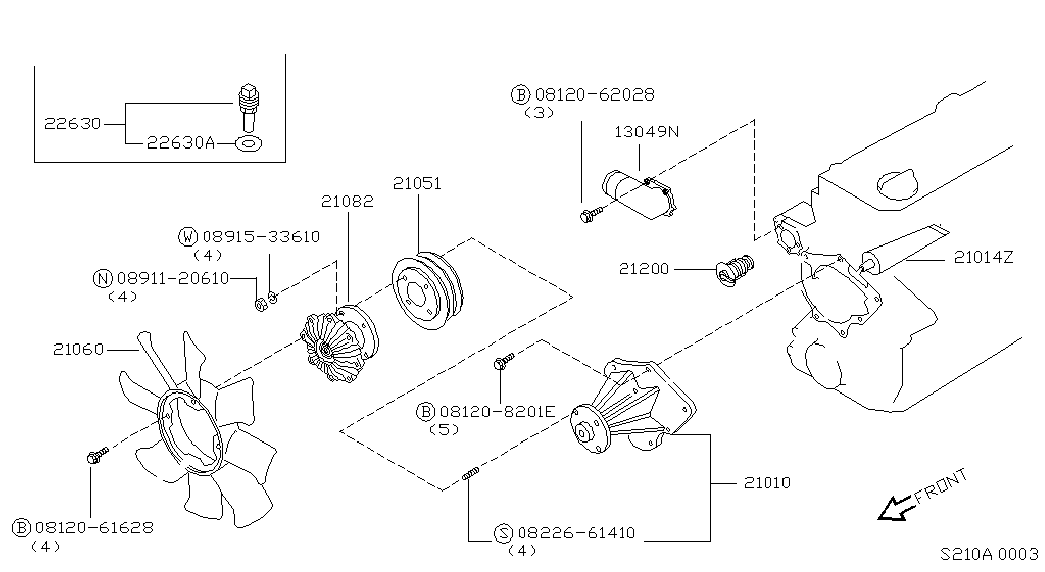 Термостат для Ниссан Террано 1995-2002