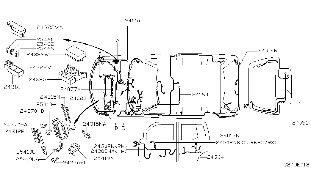 Блок предохранителей для Ниссан Террано 1995-2002