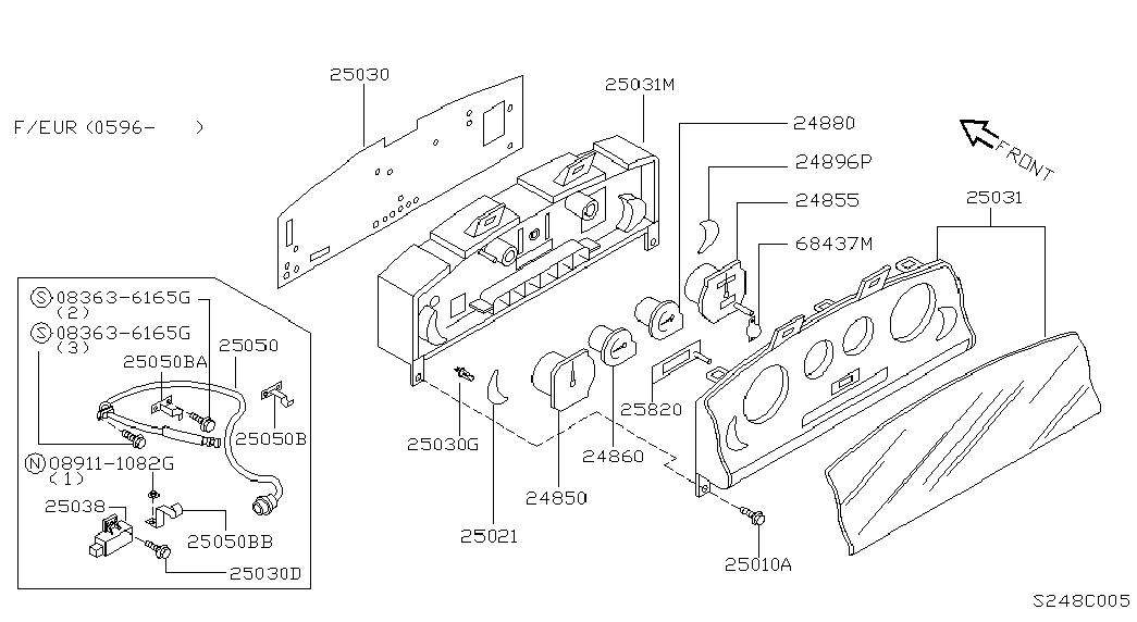 Щиток приборов для Ниссан Террано 1995-2002