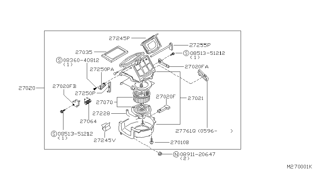 Мотор вентилятора кондиционера для Ниссан Террано 1995-2002