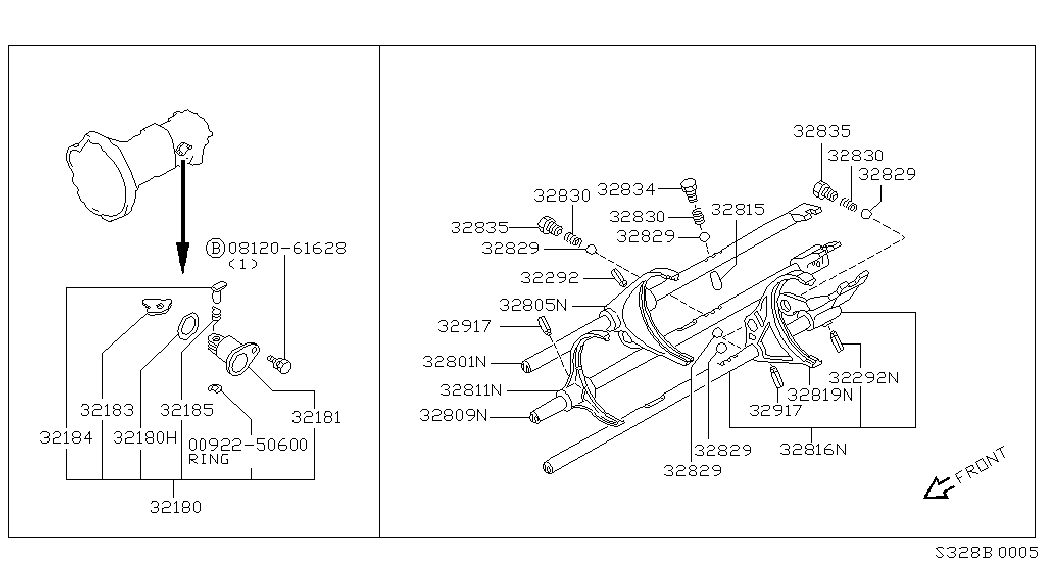 Актуатор АКПП для Ниссан Террано 1995-2002