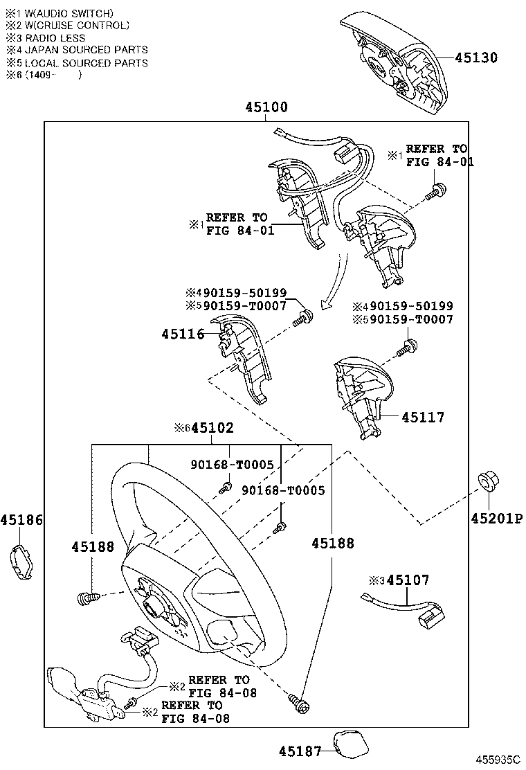 Руль для Тойота Хайлюкс 2011-2015