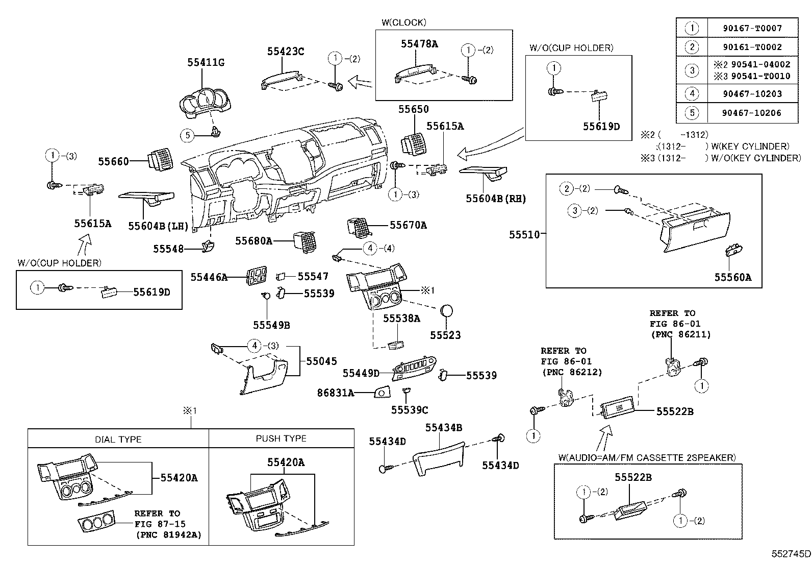 Приборная панель для Тойота Хайлюкс 2011-2015