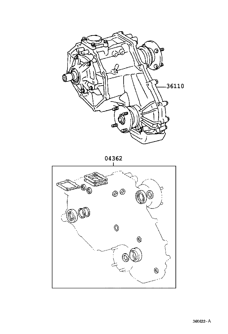 Раздаточная коробка для Тойота Секвойя 2004-2007