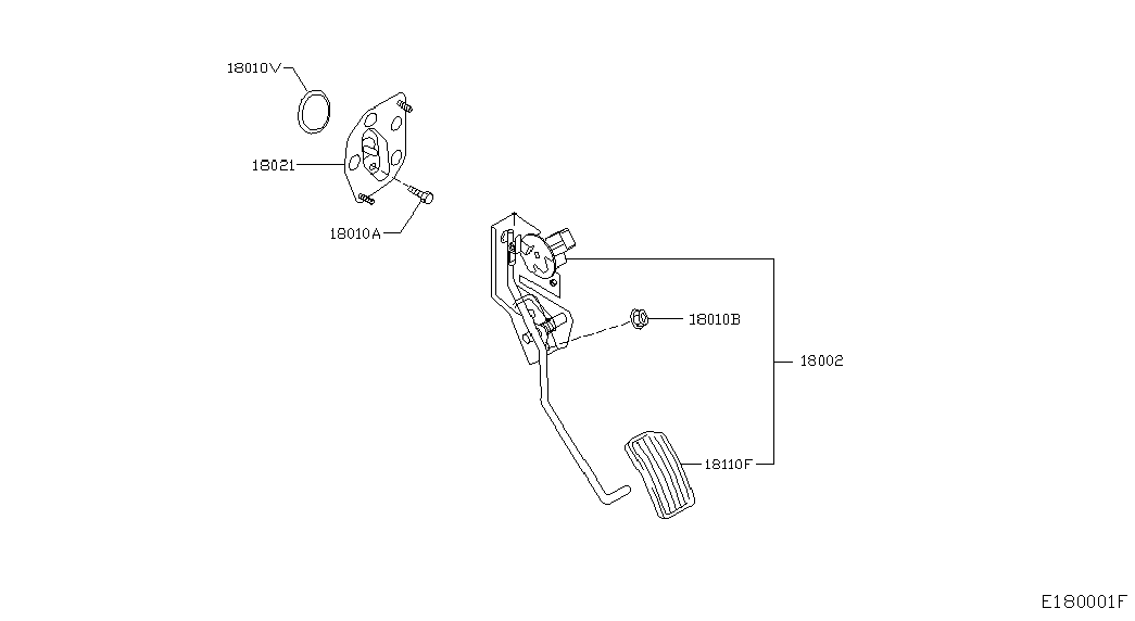 Педаль газа для Ниссан Примера 2001-2008