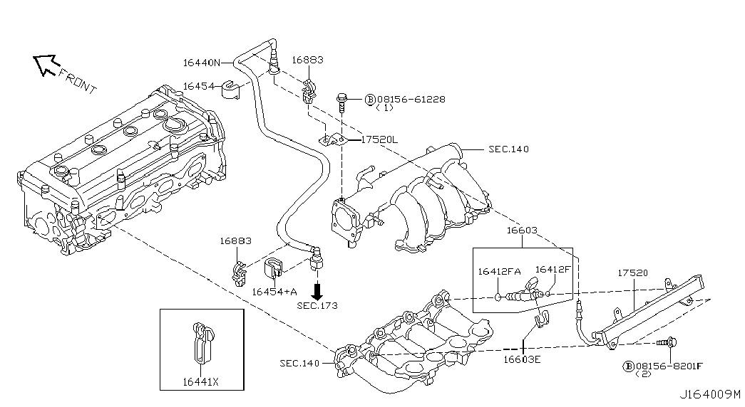 Топливная рампа для Ниссан Примера 2001-2008