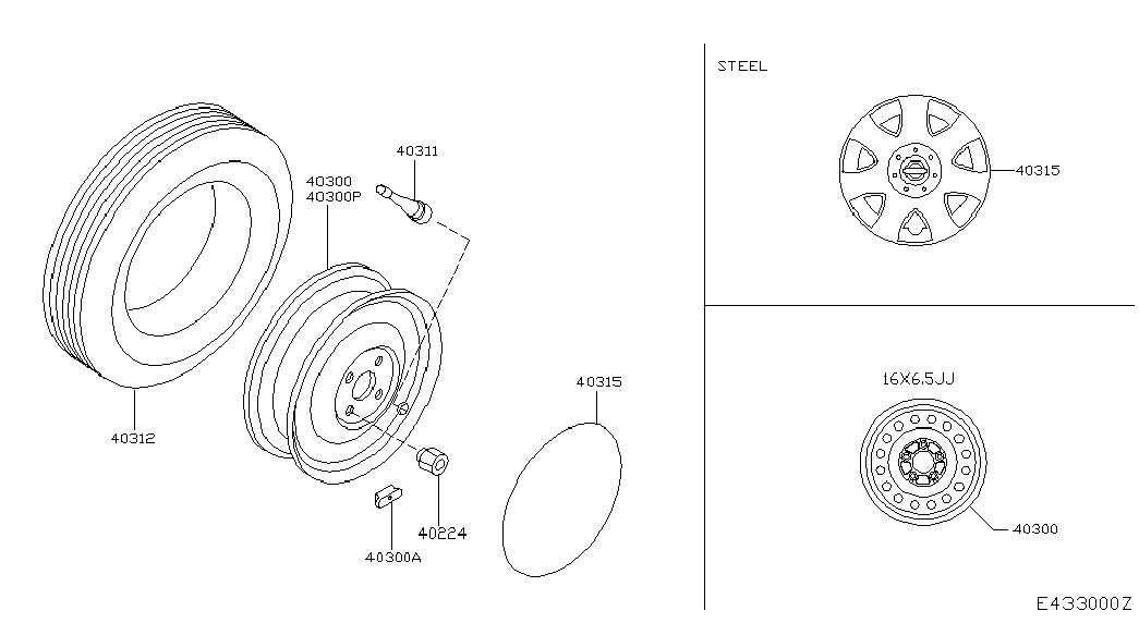 Диск колёсный для Ниссан Примера 2001-2008