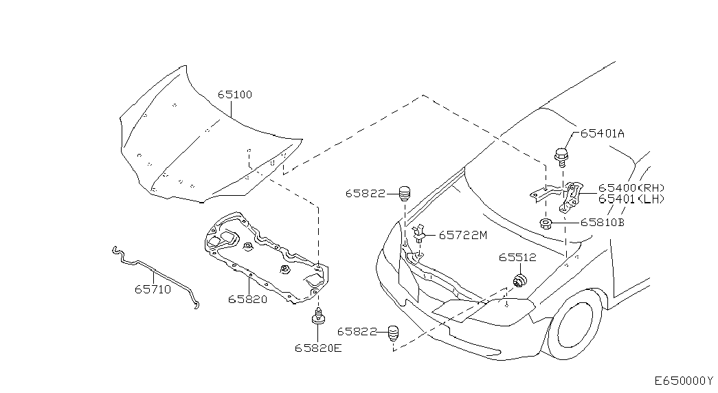 Капот для Ниссан Примера 2001-2008