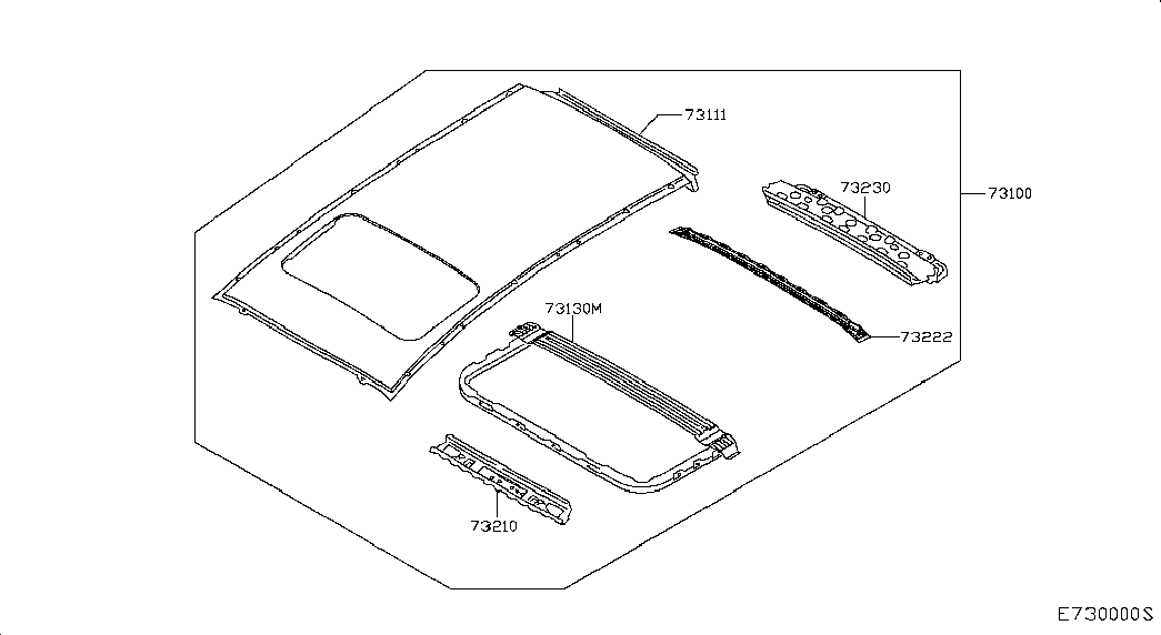Крыша для Ниссан Примера 2001-2008