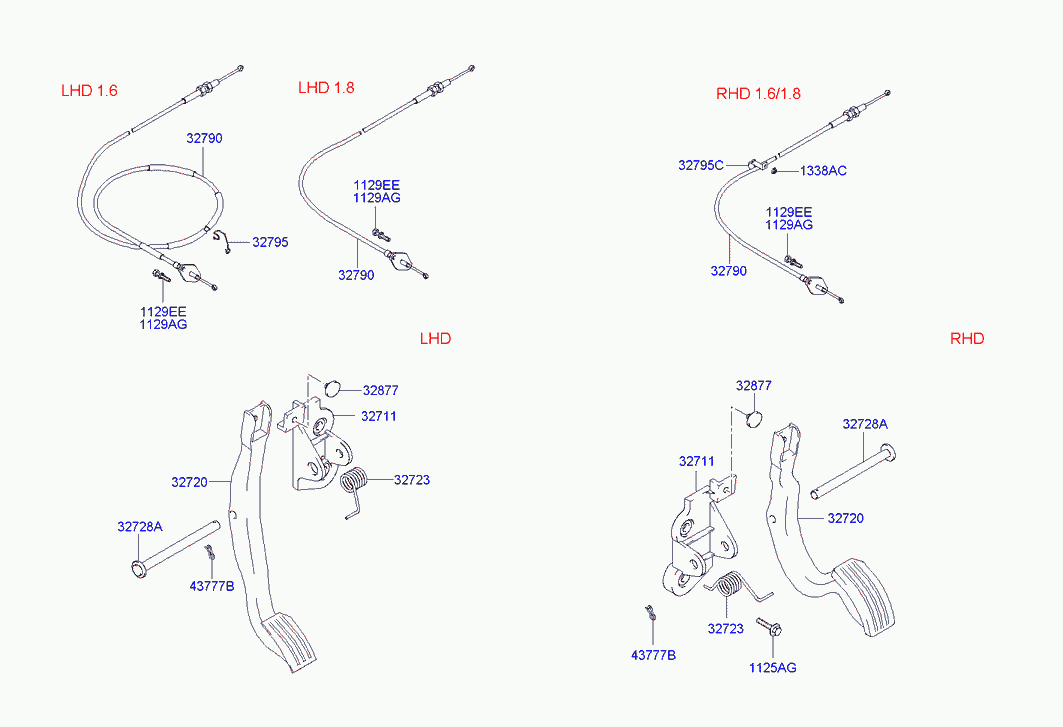 Педаль газа для Хендай Матрикс 2001-2005