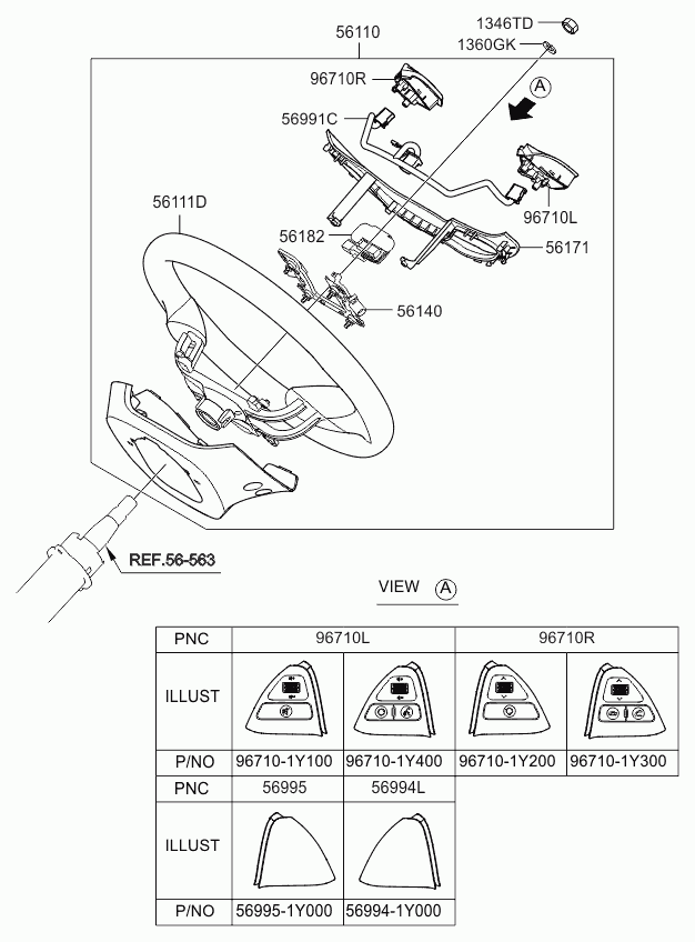 Руль для Киа Пиканто 2011-2015
