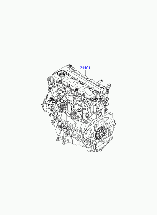 Двигатель для Хендай Матрикс 2005-2008
