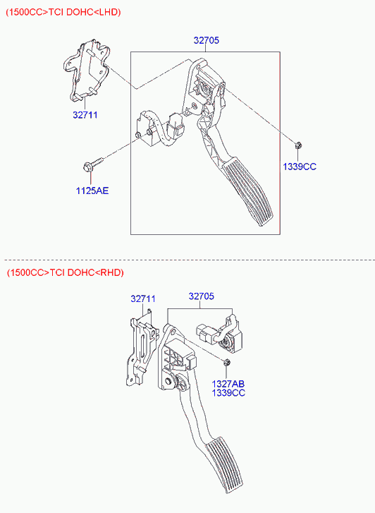 Педаль газа для Хендай Матрикс 2005-2008