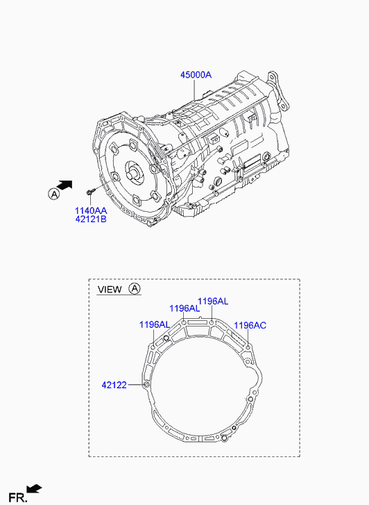 АКПП для Хендай Экус 2009-2013
