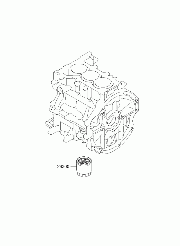Масляный фильтр для Киа Пиканто 2007-2011