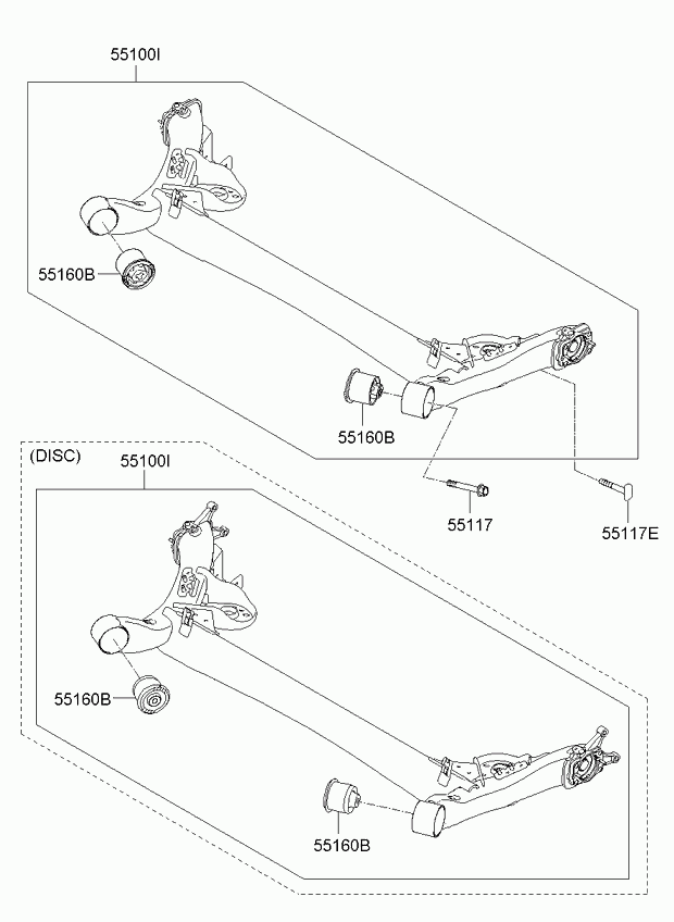 Полуось задняя для Киа Пиканто 2007-2011