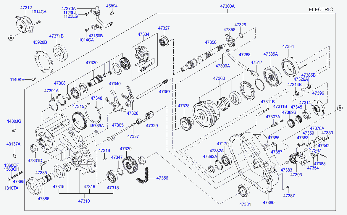 Цепь раздаточной коробки для Хендай Терракан 2004-2007