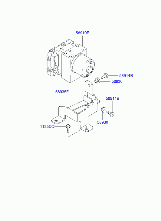 Блок АБС для Хендай Терракан 2004-2007