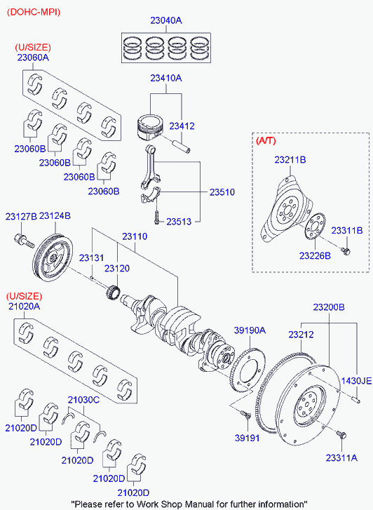 Поршень в сборе для Хендай Велостер 2011-2015