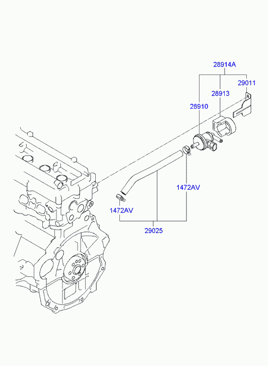 Клапан контроля давления топлива для Хендай Велостер 2011-2015