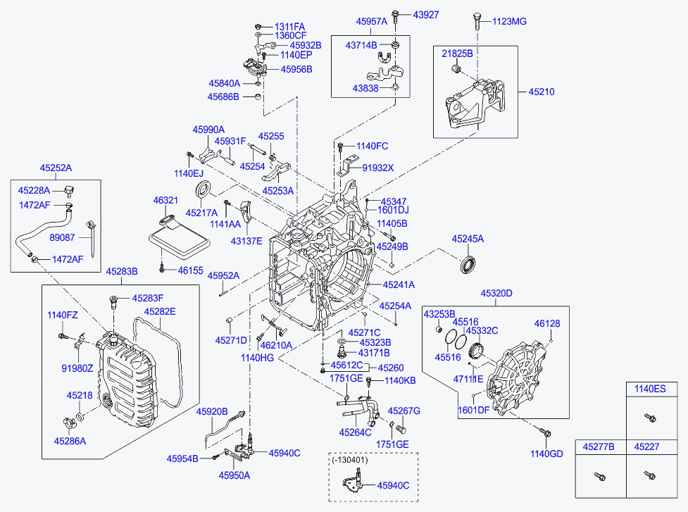 Масляный поддон АКПП для Хендай Велостер 2011-2015