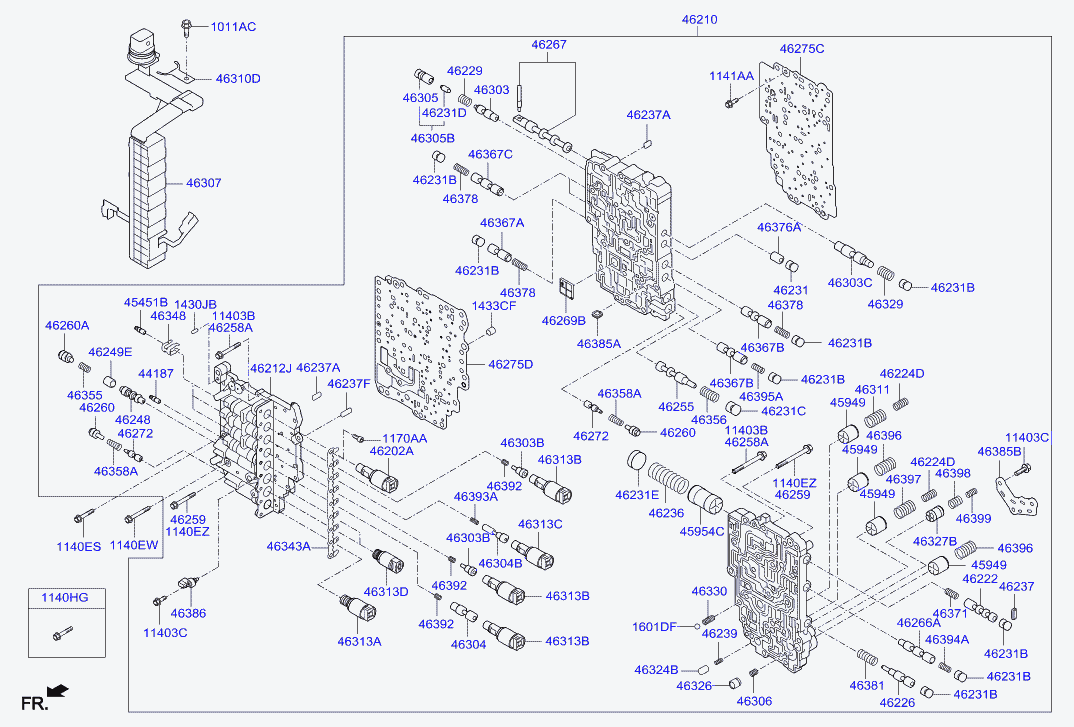 Гибро-блок АКПП для Хендай Велостер 2011-2015