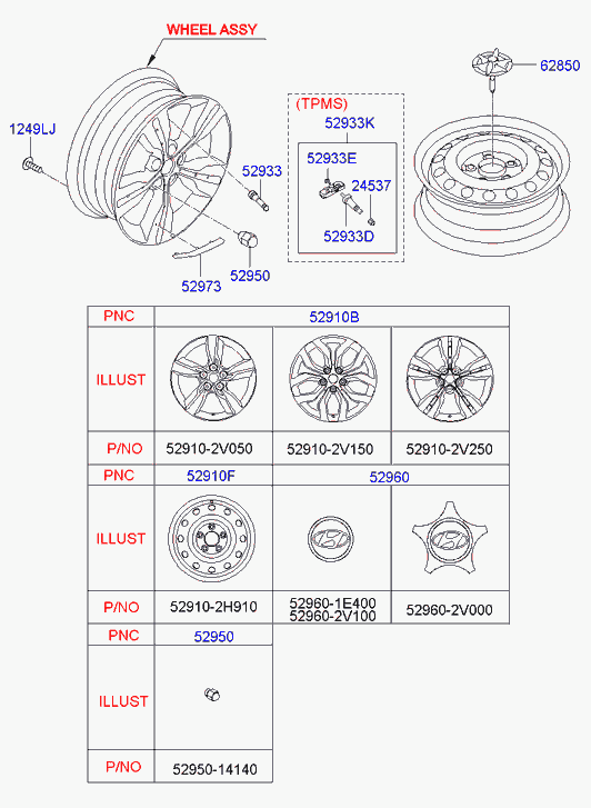 Диск колёсный для Хендай Велостер 2011-2015