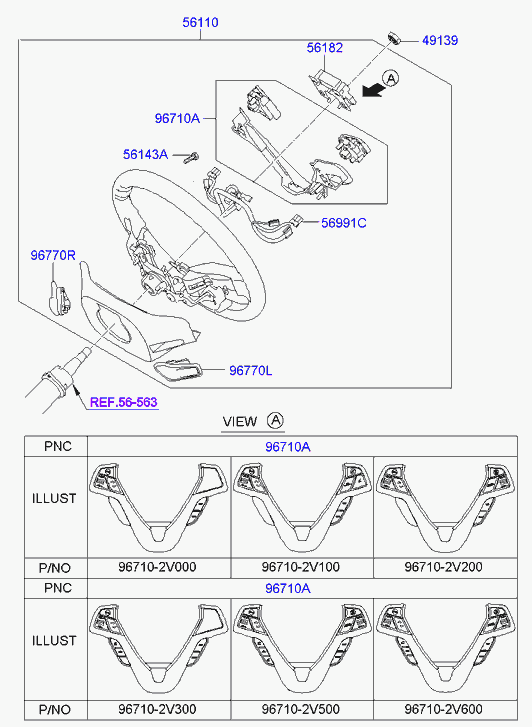 Руль для Хендай Велостер 2011-2015