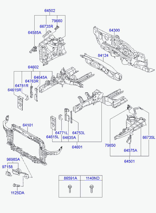 Панель передняя-телевизор для Хендай Велостер 2011-2015