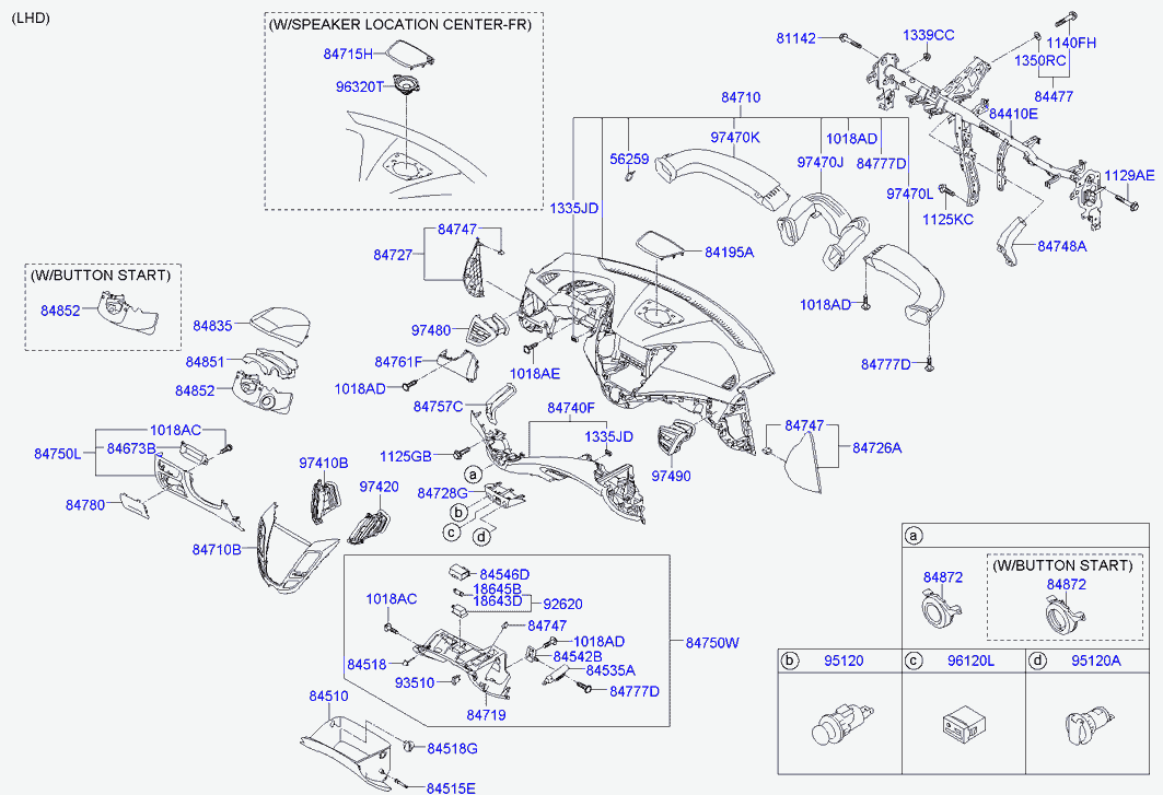 Приборная панель для Хендай Велостер 2011-2015