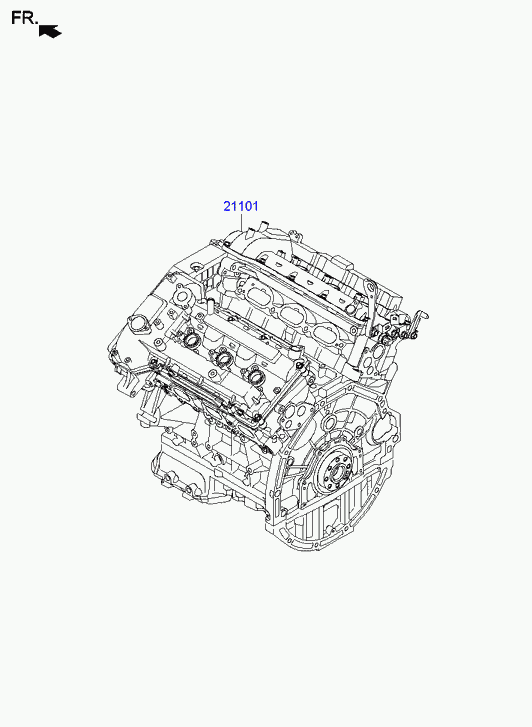 Двигатель для Хендай Генезис 2013-2016