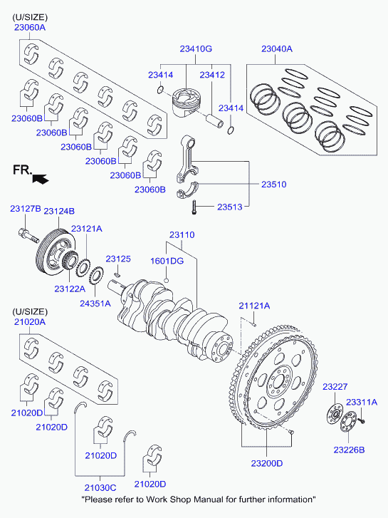 Шатун в сборе для Хендай Генезис 2013-2016