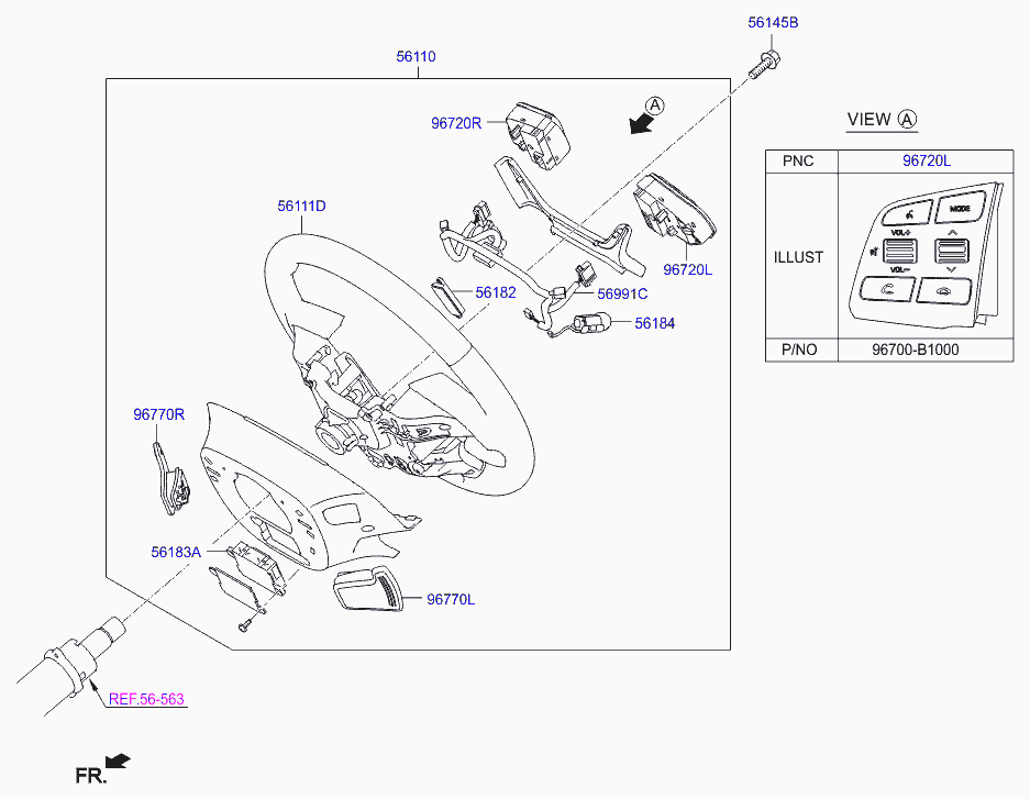 Руль для Хендай Генезис 2013-2016